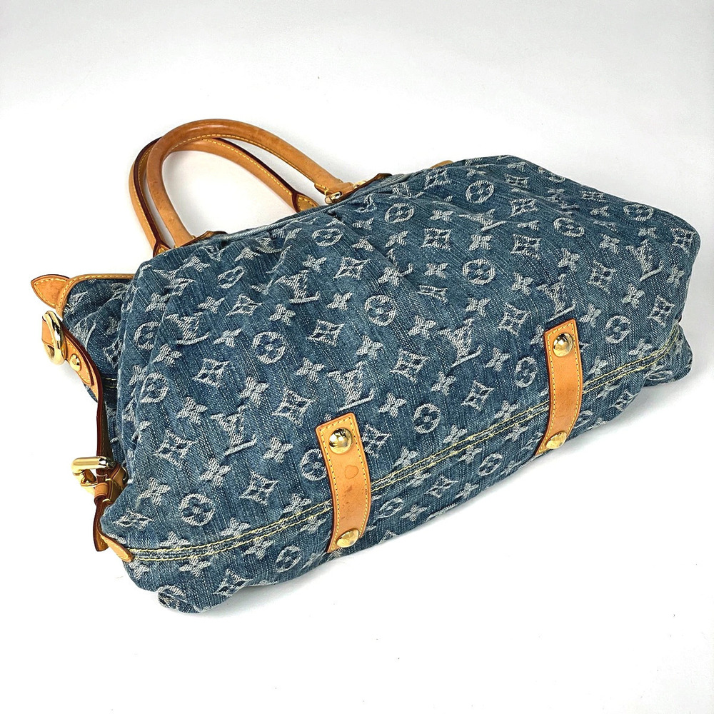 Louis Vuitton Monogram Indigo Denim Cabby Blue Blue Handbag Bag Shoulder Neo